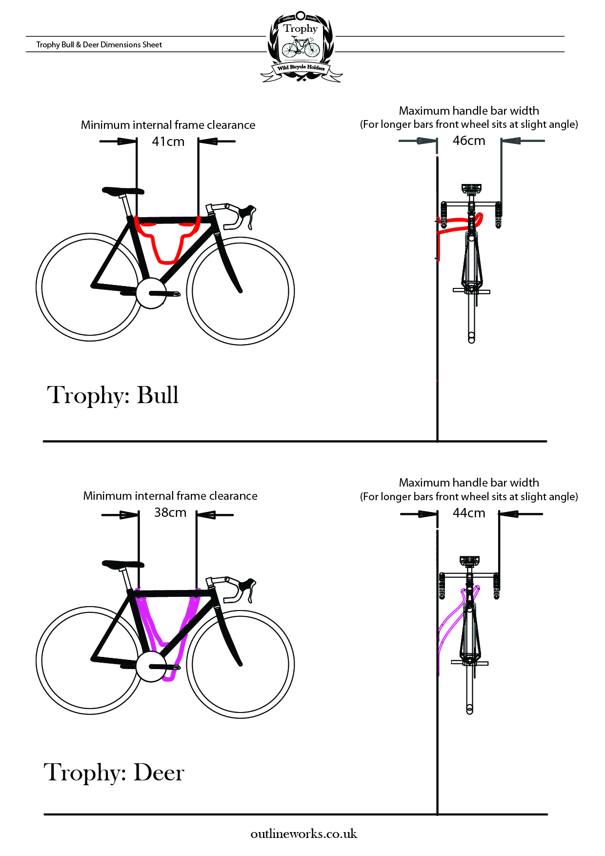 bike dimensions